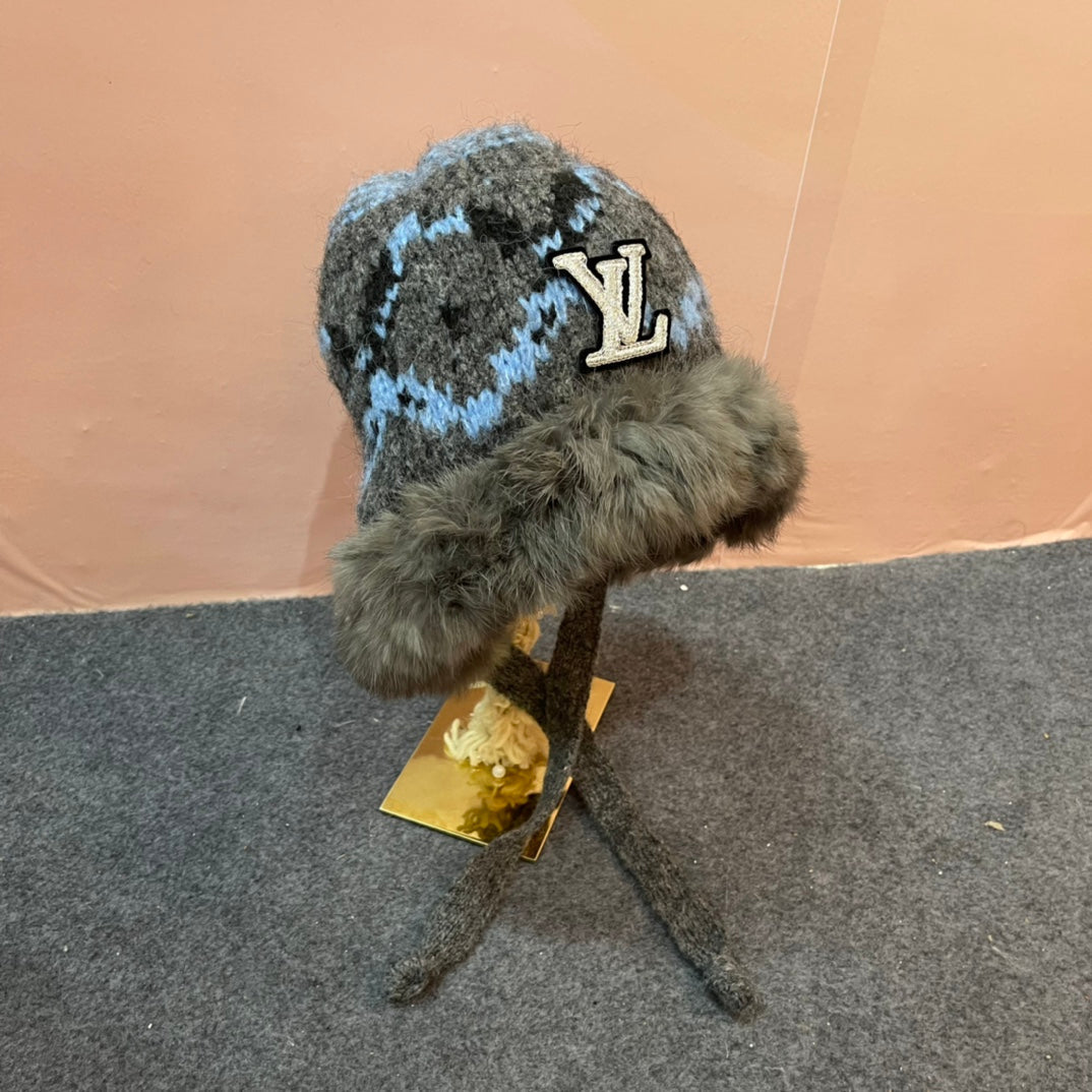 LOUIS VUITTON KNITTED WOOL HAT COLORFUL 436582