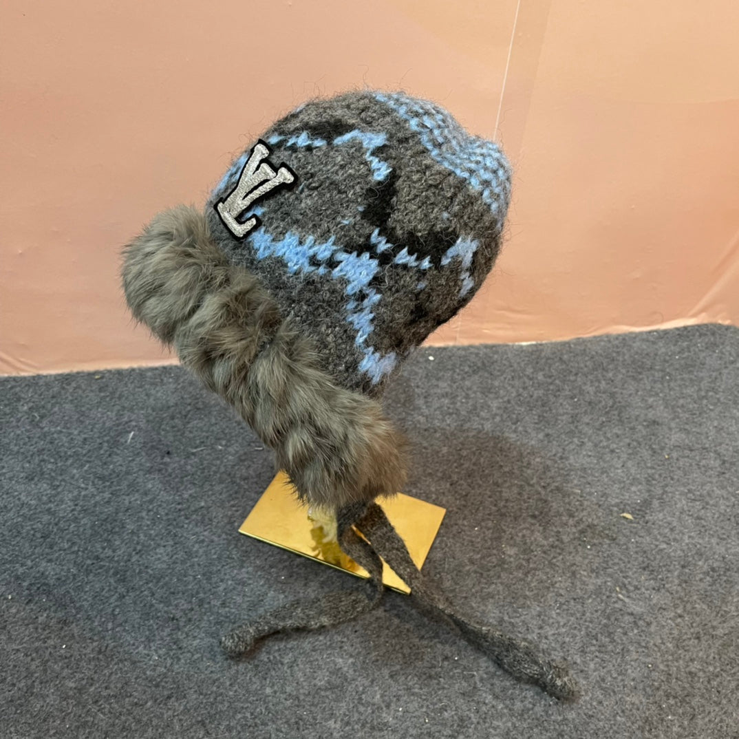 LOUIS VUITTON KNITTED WOOL HAT COLORFUL 436582