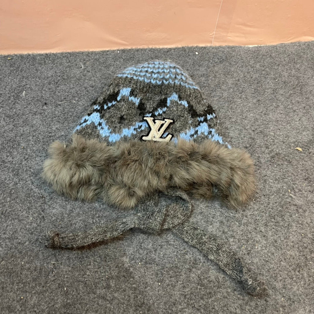 LOUIS VUITTON KNITTED WOOL HAT COLORFUL 436582