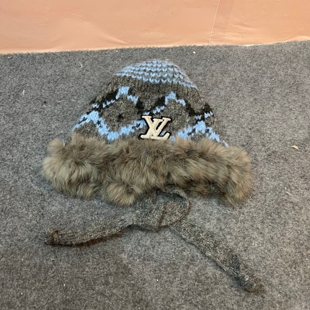 LOUIS VUITTON KNITTED WOOL HAT COLORFUL 436582