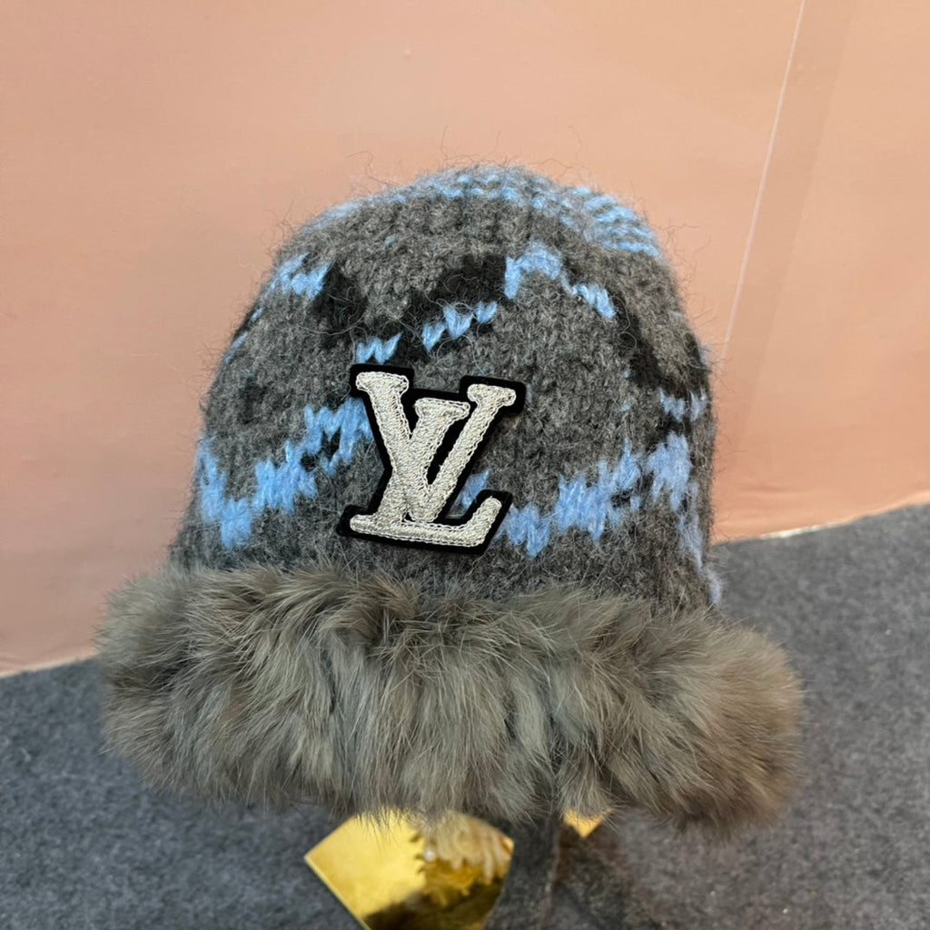 LOUIS VUITTON KNITTED WOOL HAT COLORFUL 436582