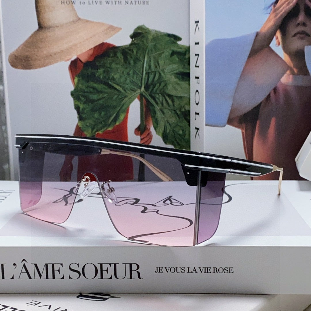 DIOR SUNGLASS CLUB M1U 566688 IN BLACK ACETATE PINK SMOKE LENSES