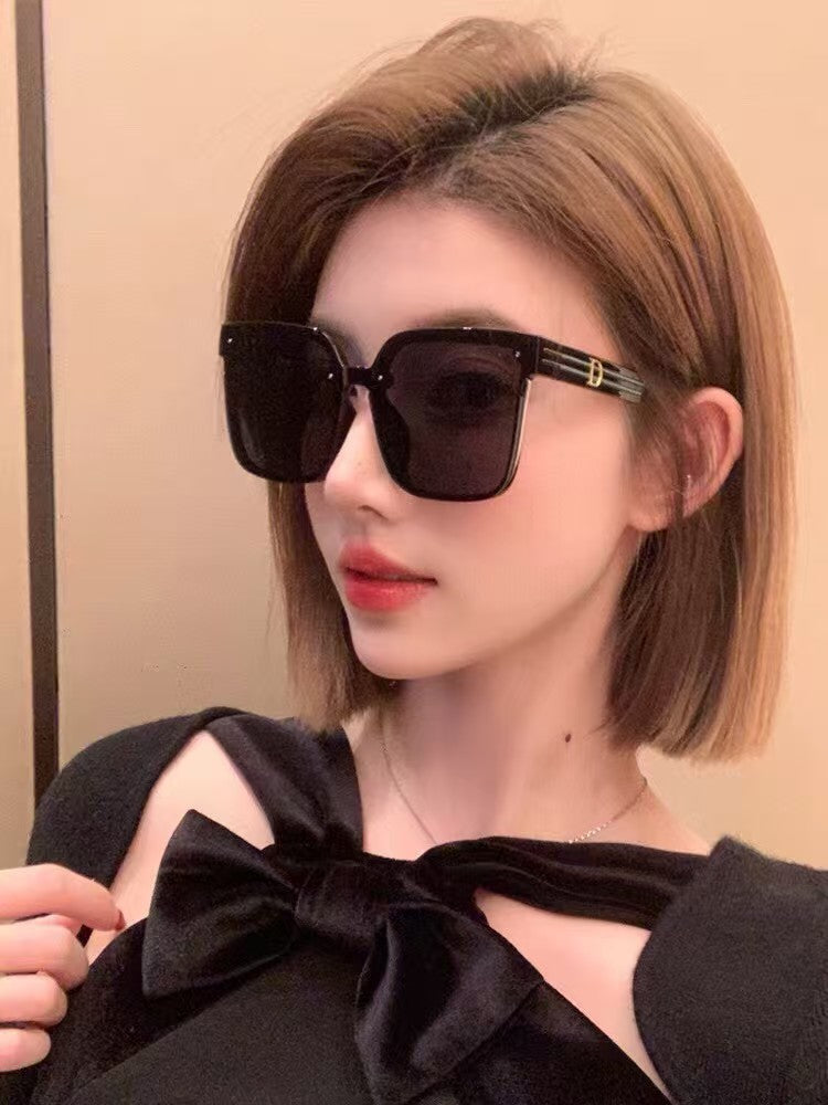 DIOR MONTAIGNE SUNGLASS 560862 IN BLACK ACETATE