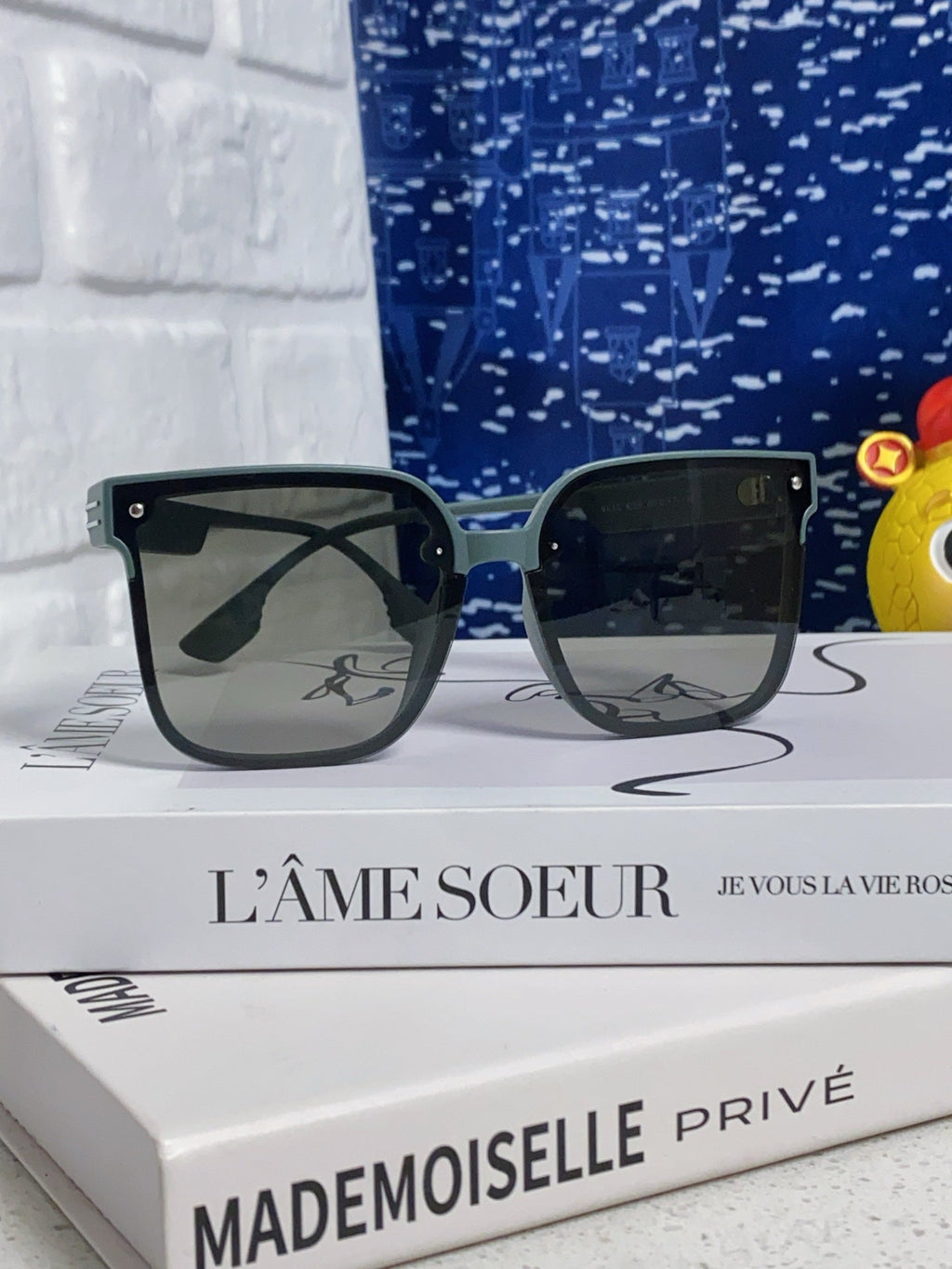 DIOR MONTAIGNE SUNGLASS 560860 IN TAN GREEN ACETATE