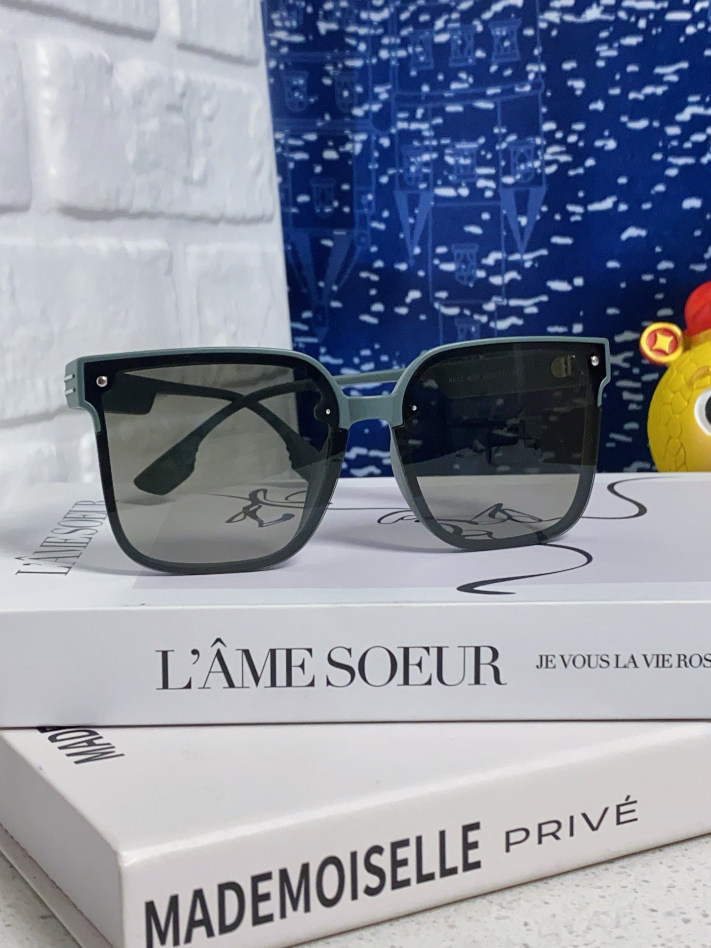 DIOR MONTAIGNE SUNGLASS 560860 IN TAN GREEN ACETATE
