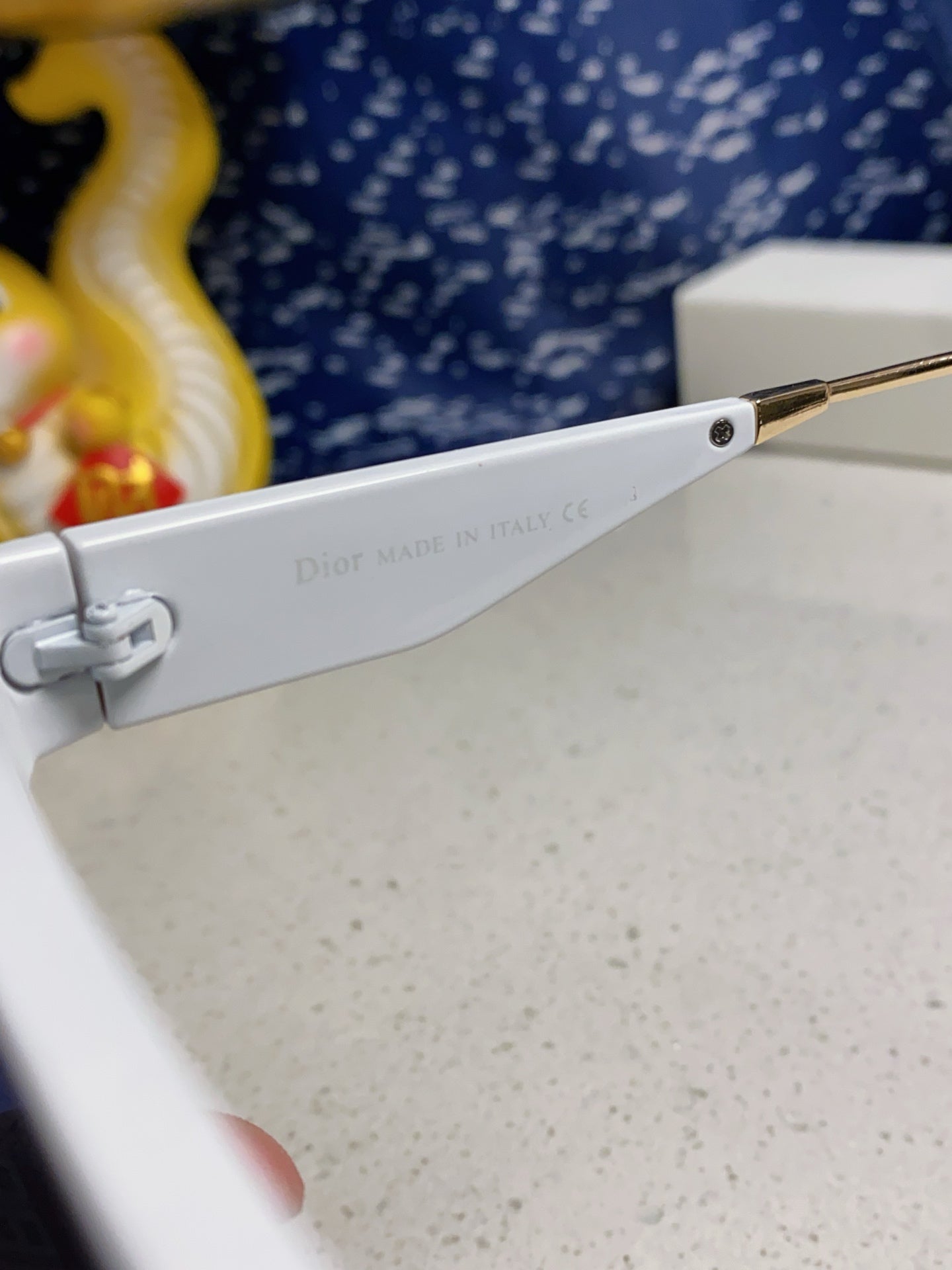 DIOR MONTAIGNE SUNGLASS CLUB M7U IN WHITE ACETATE