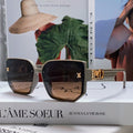 LOUIS VUITTON CLASH SQUARE SUNGLASSES 570250 IN GREY ACETATE