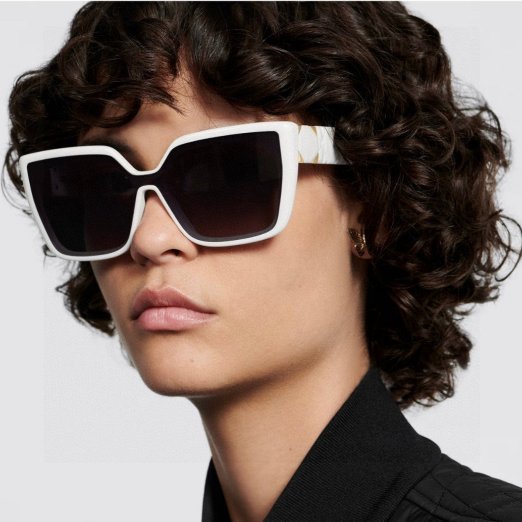 DIOR LADY 95.22 S2F SUNGLASS 571584 IN WHITE ACETATE
