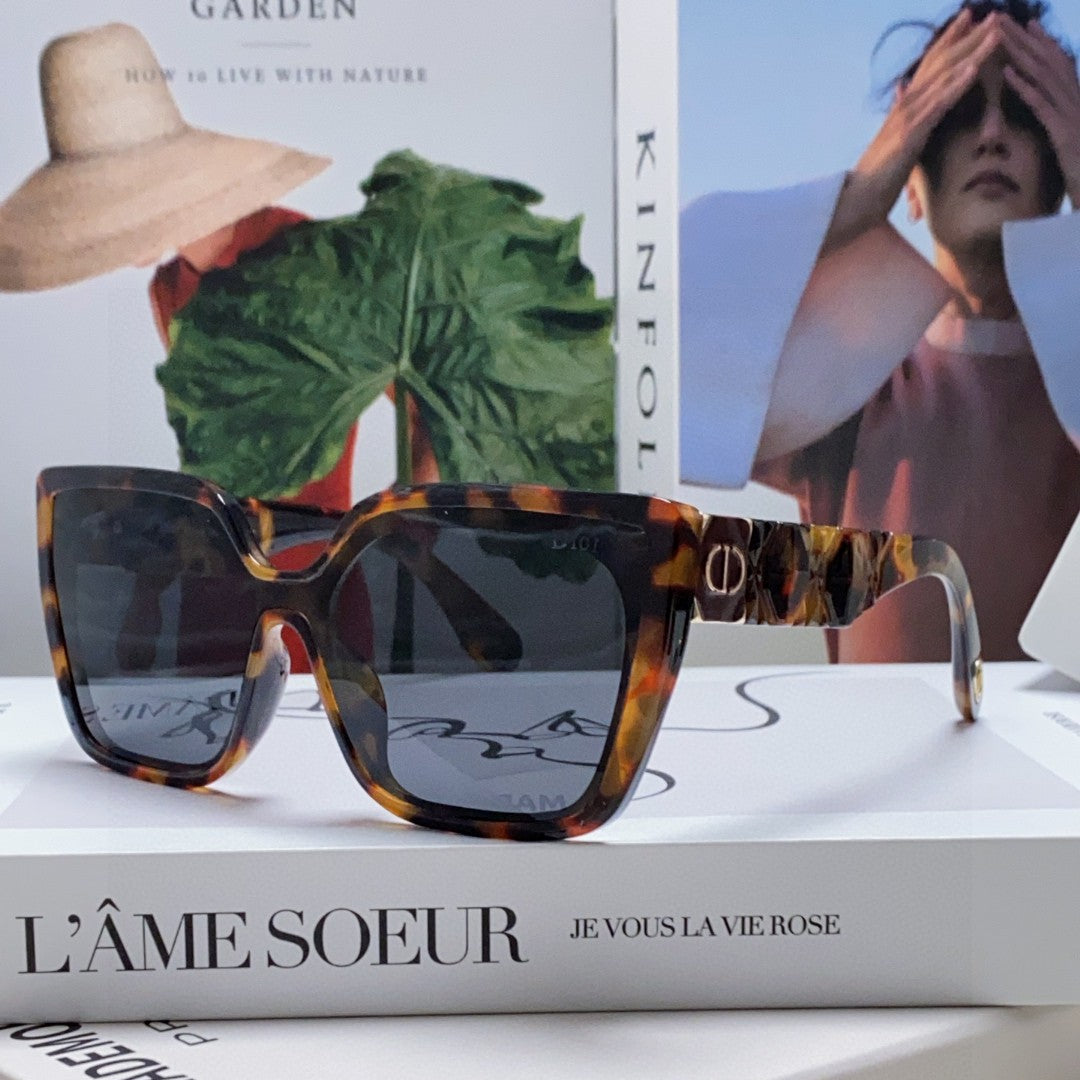 DIOR LADY 95.22 S2F SUNGLASS 571585 IN HAVANA ACETATE GREY LENSES
