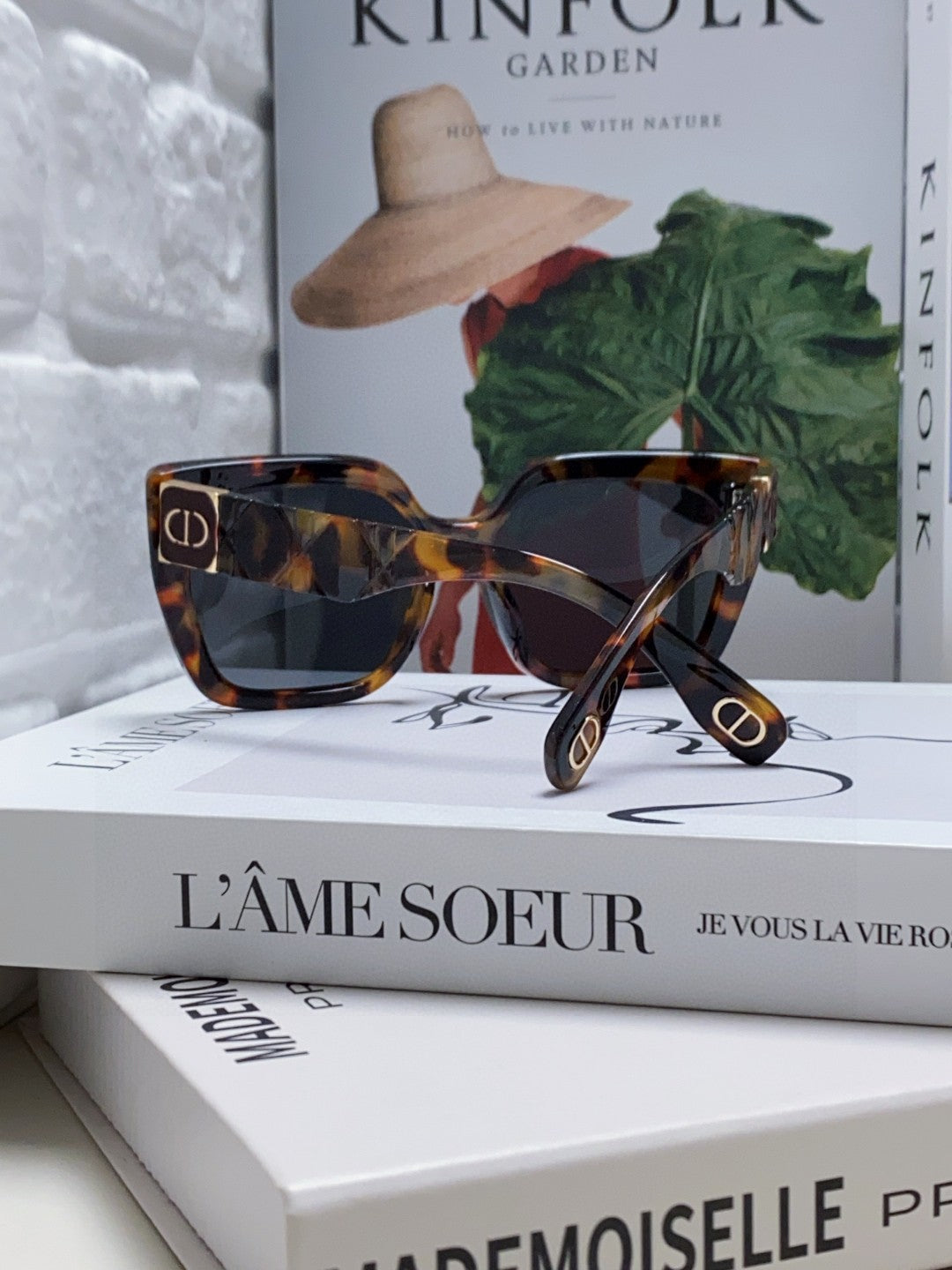 DIOR LADY 95.22 S2F SUNGLASS 571585 IN HAVANA ACETATE GREY LENSES