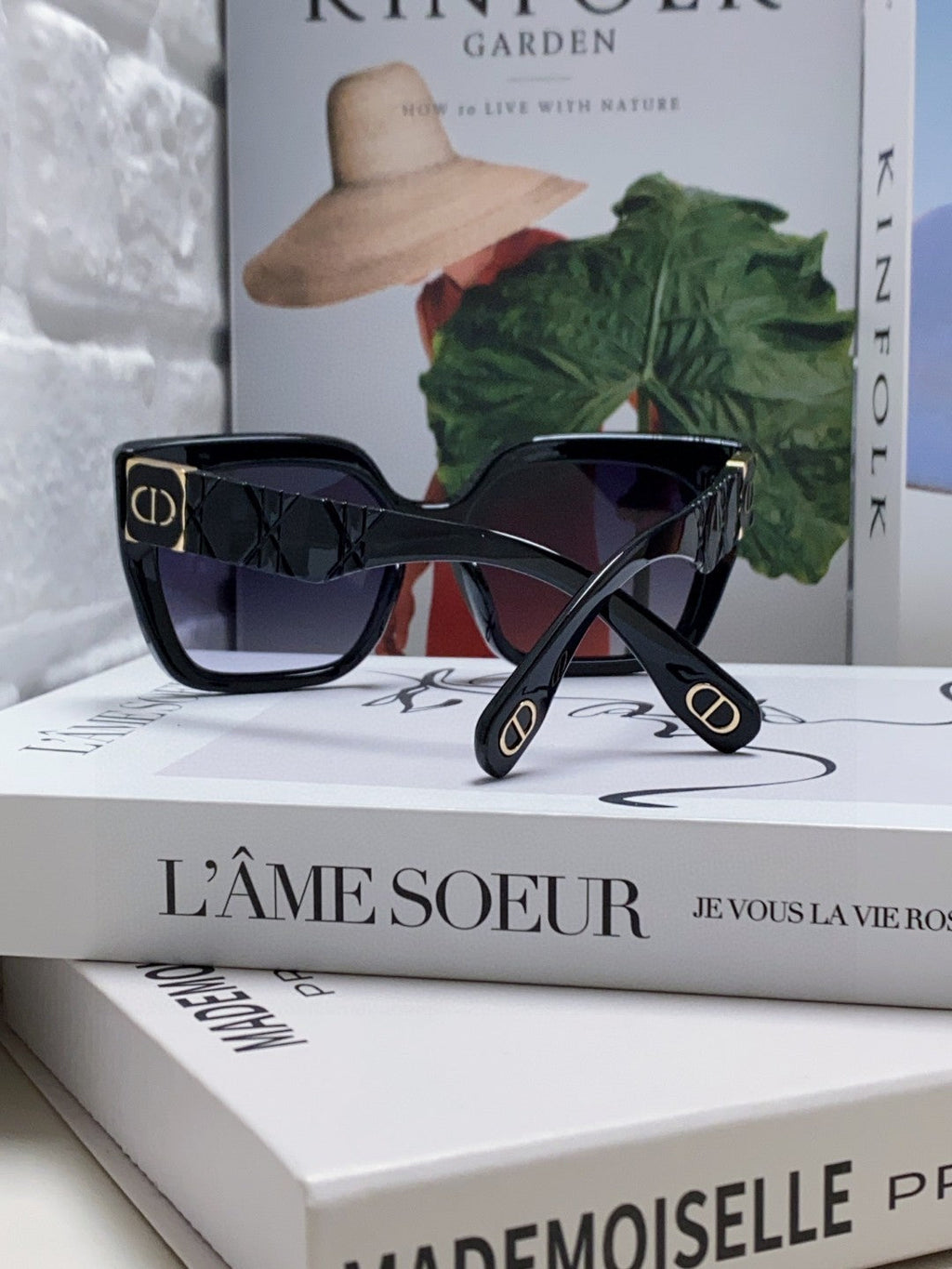 DIOR LADY 95.22 S2F SUNGLASS 571586 IN BLACK ACETATE GREY SMOKE