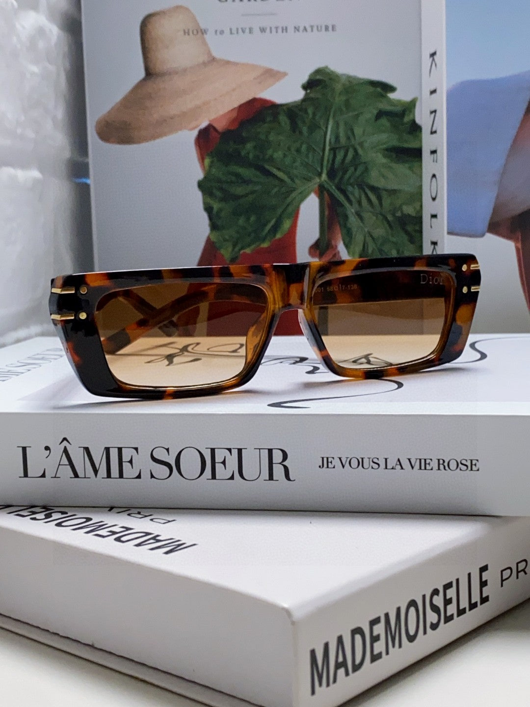 DIOR SIGNATURE SUNGLASS 571587 IN HAVANA ACETATE