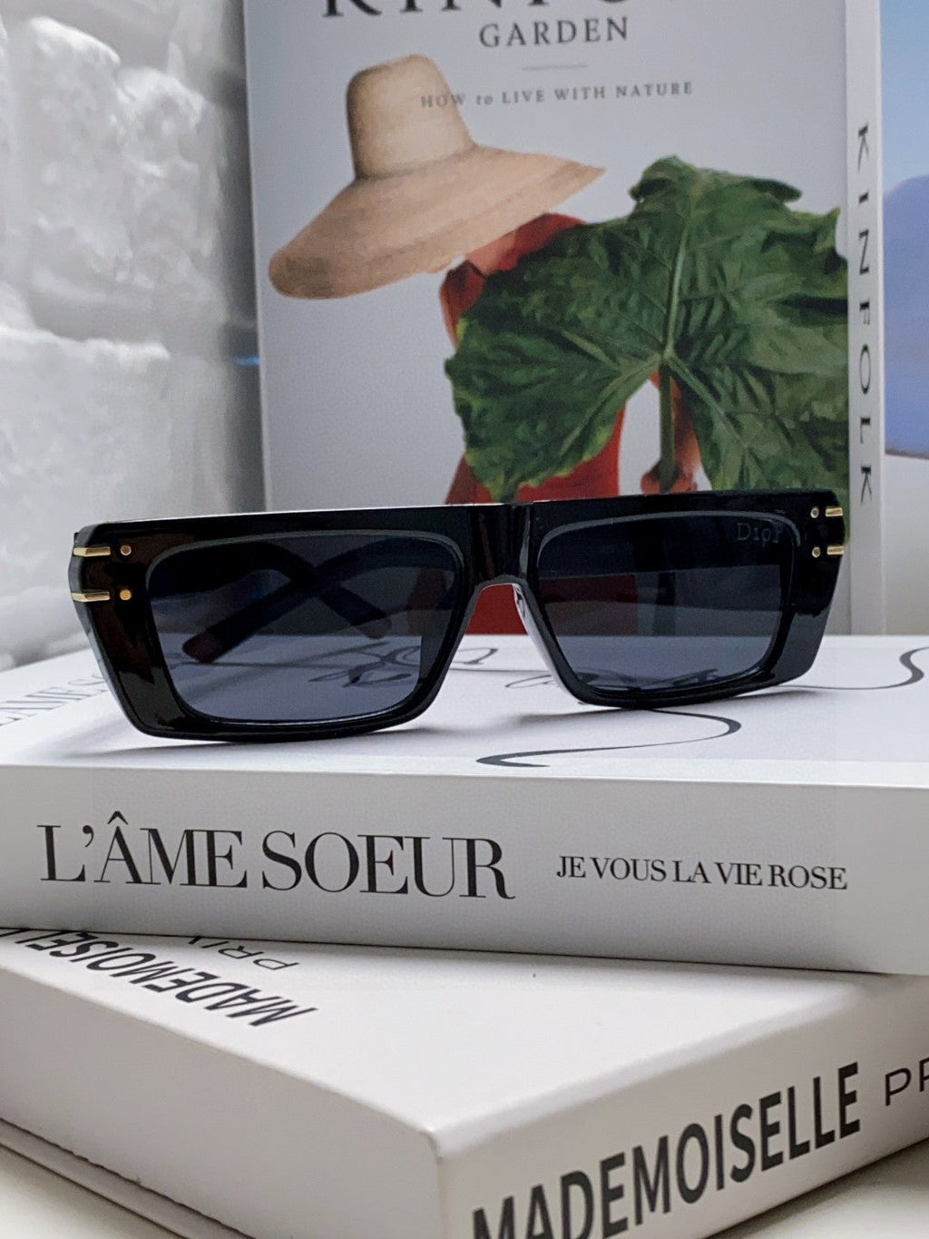 DIOR SIGNATURE SUNGLASS 571588 IN BLACK ACETATE