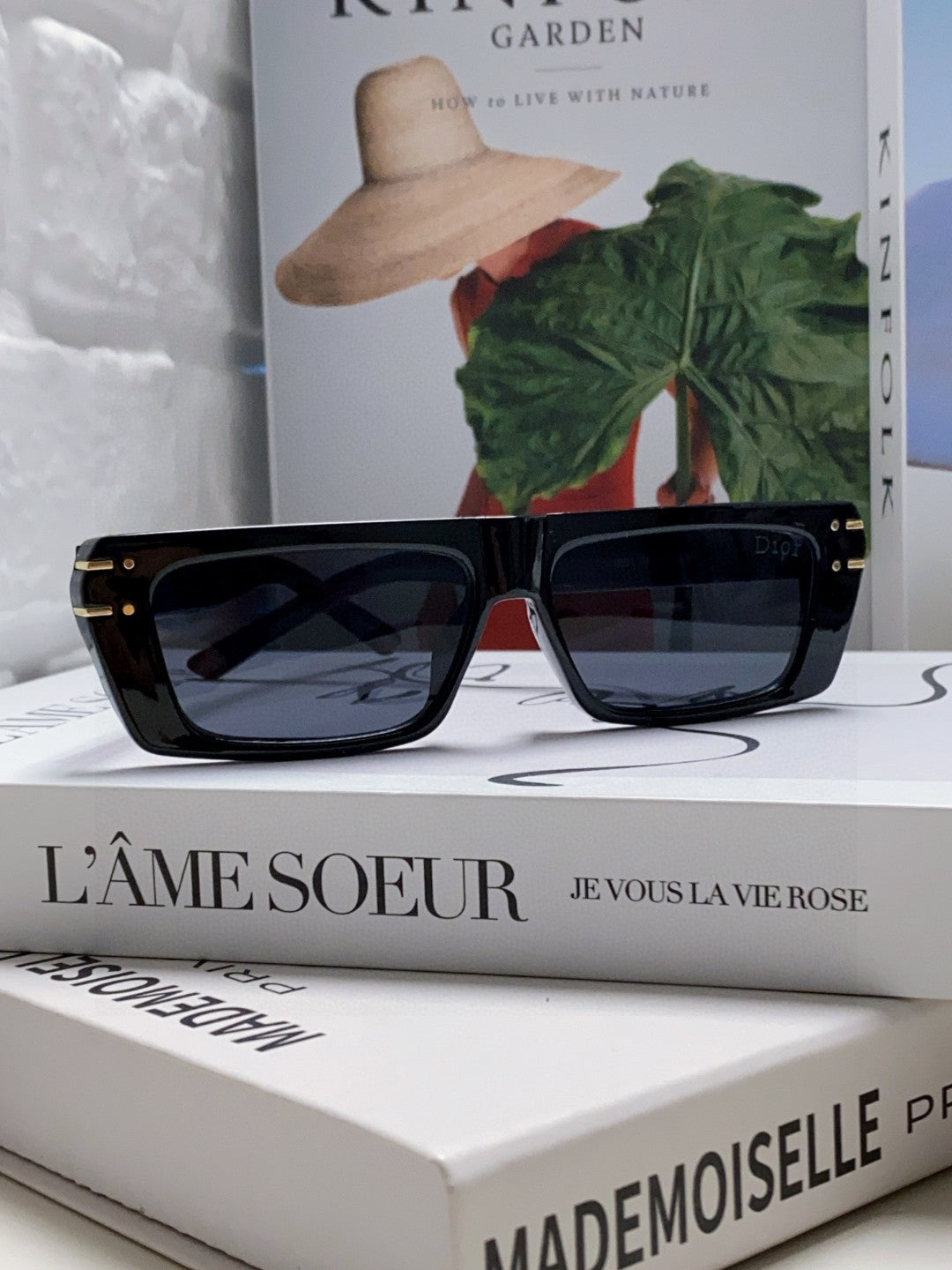 DIOR SIGNATURE SUNGLASS 571588 IN BLACK ACETATE