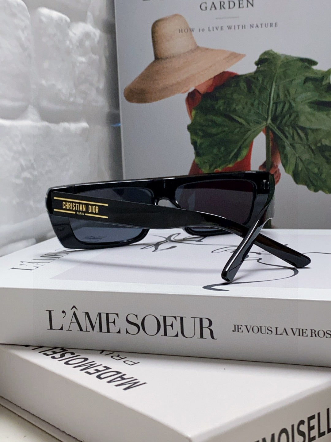 DIOR SIGNATURE SUNGLASS 571588 IN BLACK ACETATE