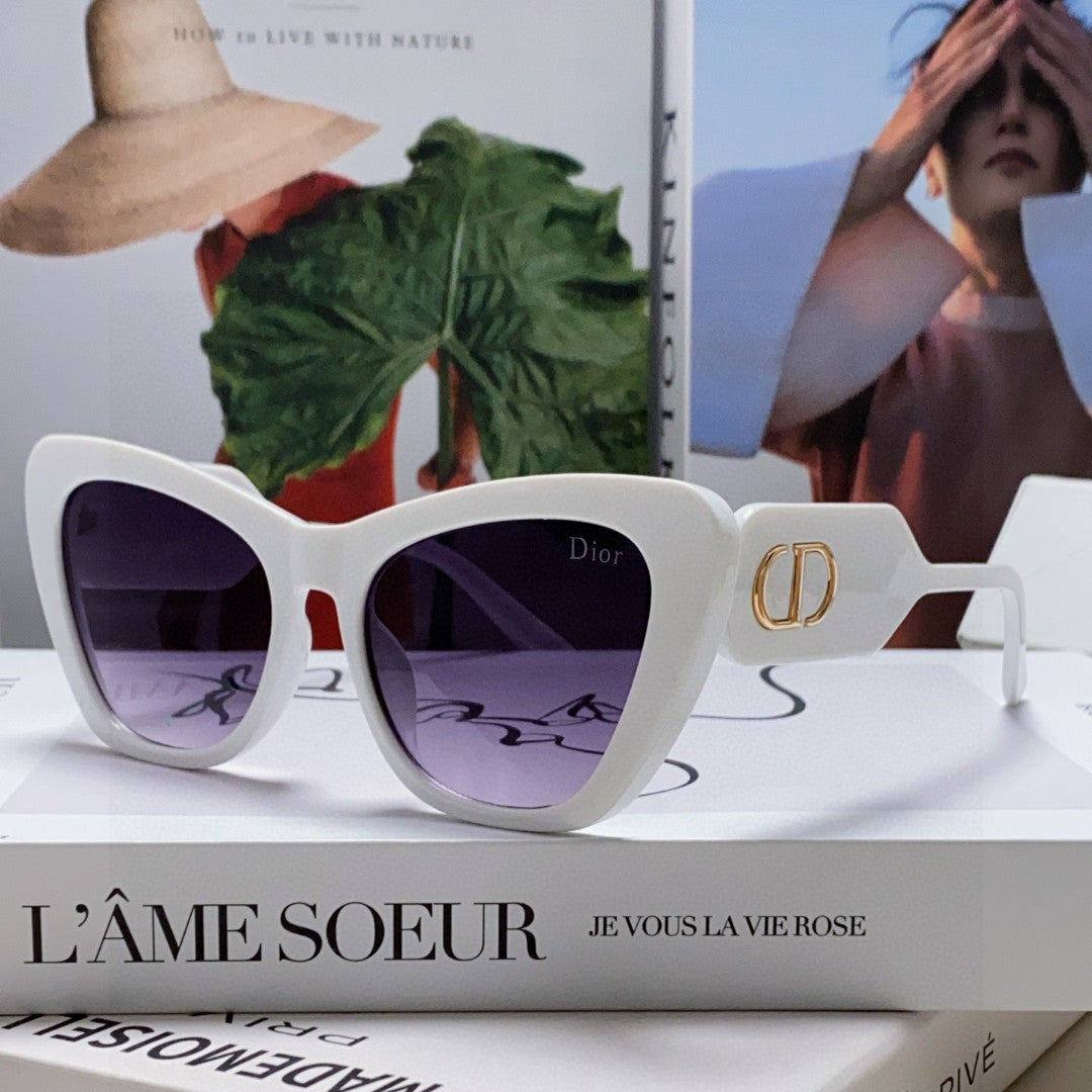 DIOR BOBBY B1U SUNGLASS 571589 IN WHITE ACETATE GREY SMOKE LENSES