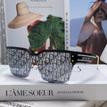DIOR OBLIQUE SUNGLASS 571598 IN BLACK ACETATE