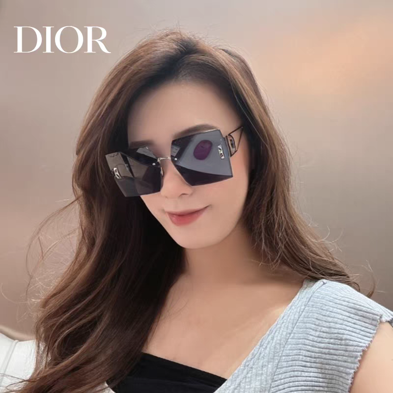 DIOR 30MONTAIGNE S7U SUNGLASS 578111 IN BLACK METAL GREY LENSES