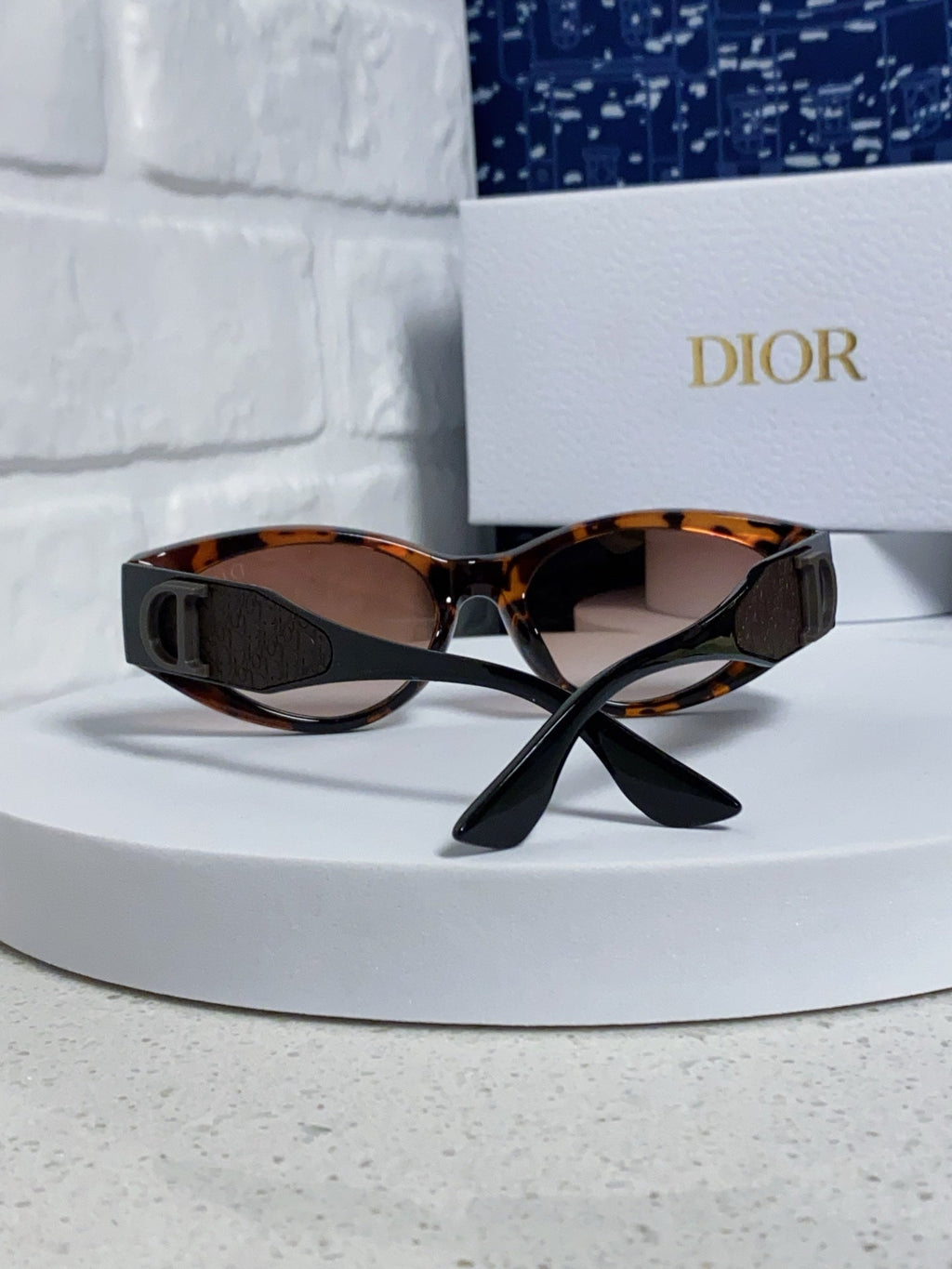 DIOR MONTAIGNE SUNGLASS 578114 IN HAVANA ACETATE