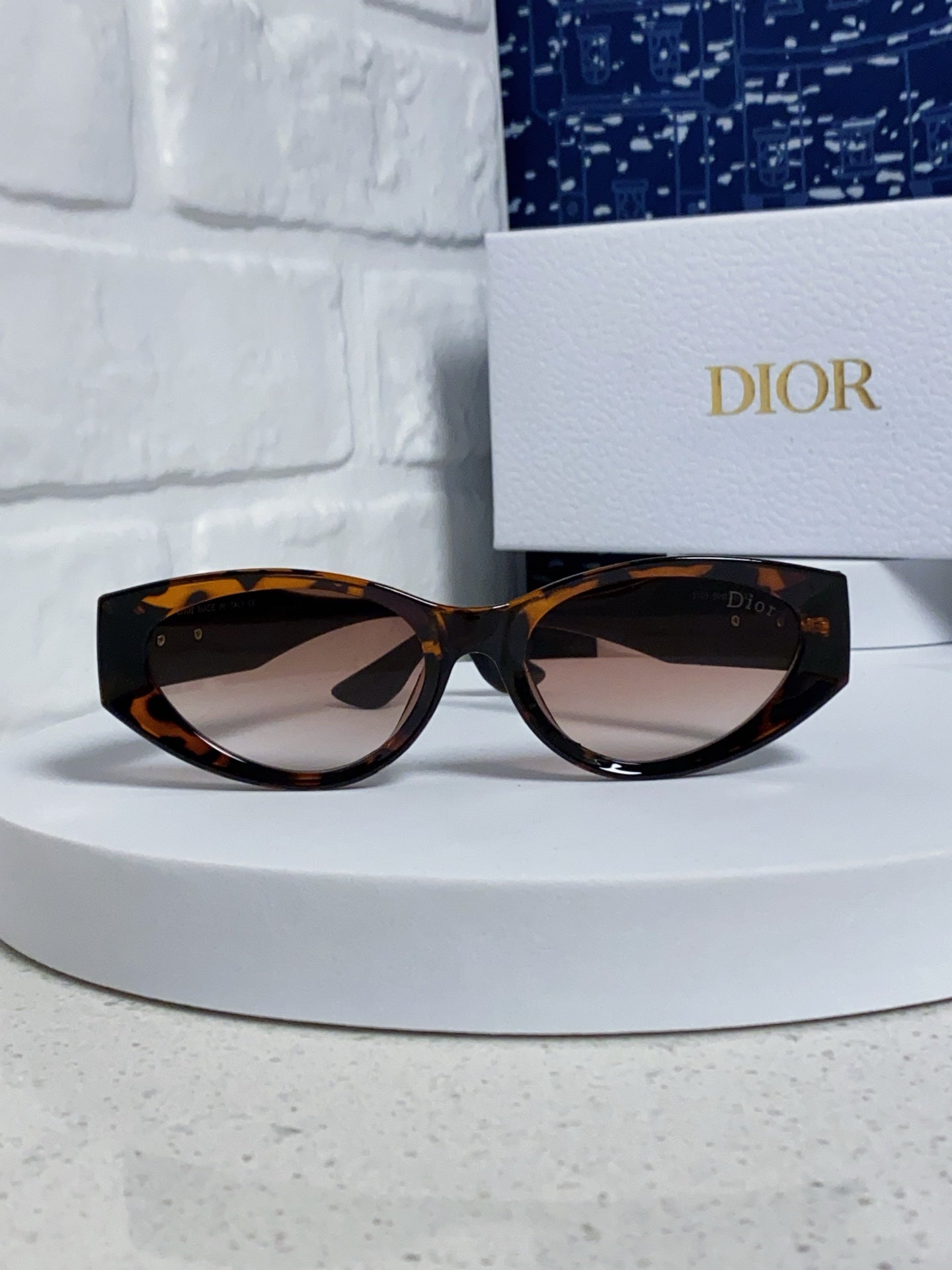 DIOR MONTAIGNE SUNGLASS 578114 IN HAVANA ACETATE