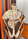 LOUIS VUITTON LV SCARF 90 CM IN SILK 730534