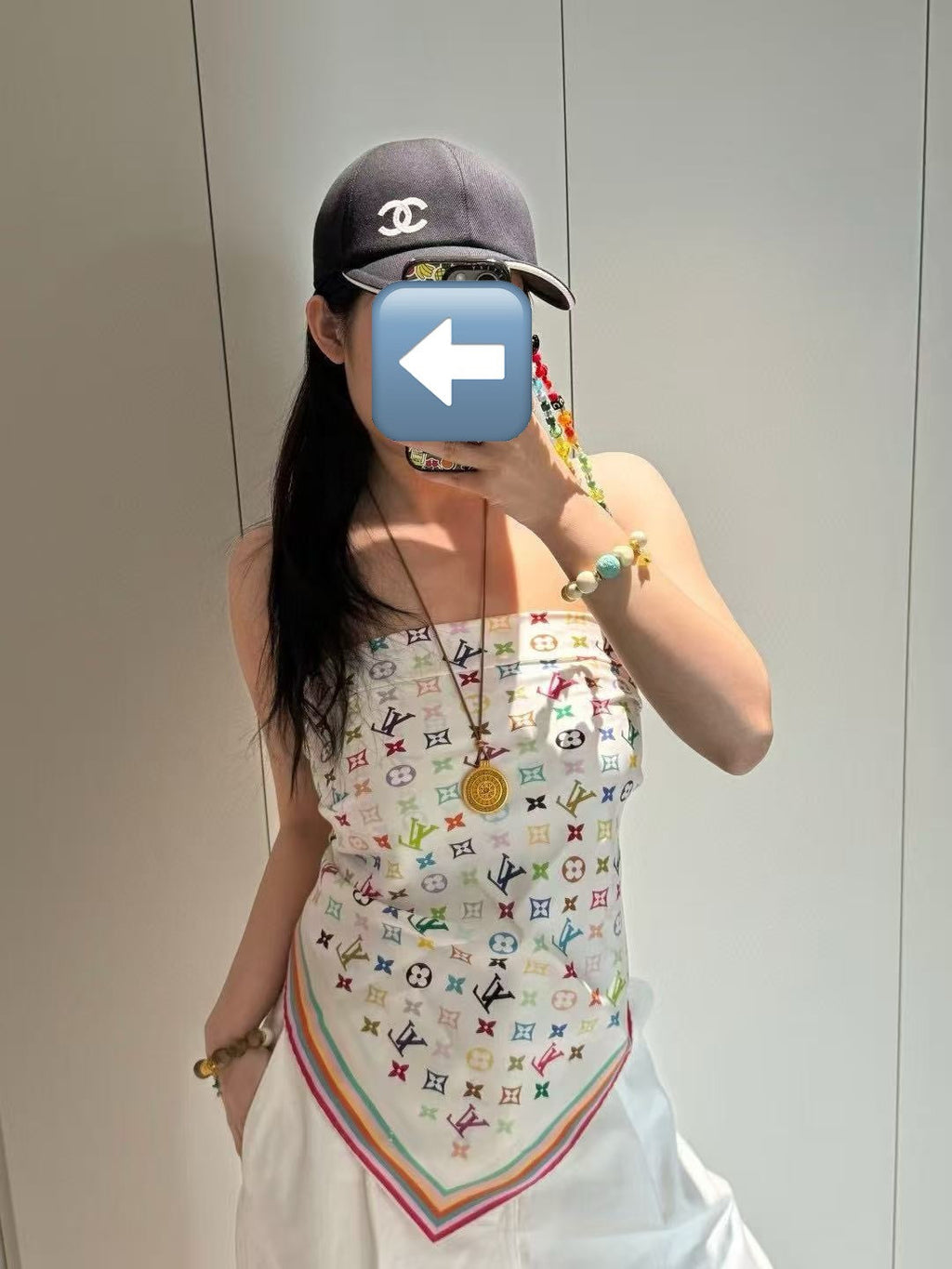 LOUIS VUITTON LV SCARF 90 CM IN SILK 06