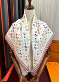 LOUIS VUITTON LV SCARF 90 CM IN SILK 06