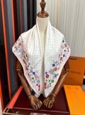 LOUIS VUITTON LV SCARF 90 CM IN SILK 01