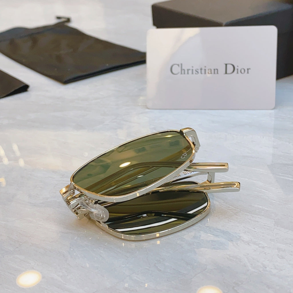 DIOR FOLDABLE SUNGLASS 90A1U IN METAL