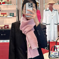 GUCCI SCARF 195 CM IN LIGHT PINK WOOL 401497