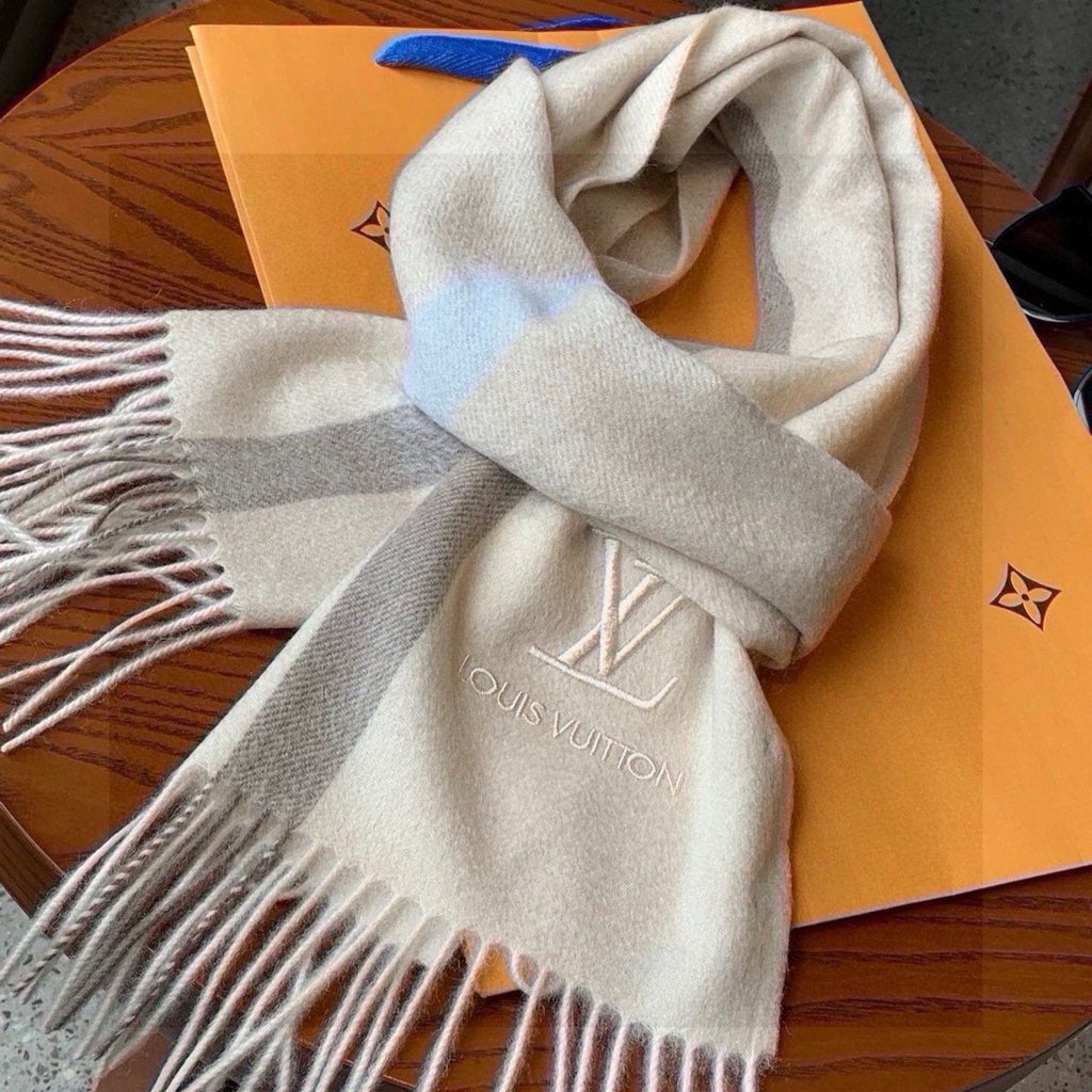 LOUIS VUITTON SCARF 170 CM IN BEIGE CASHMERE 399930