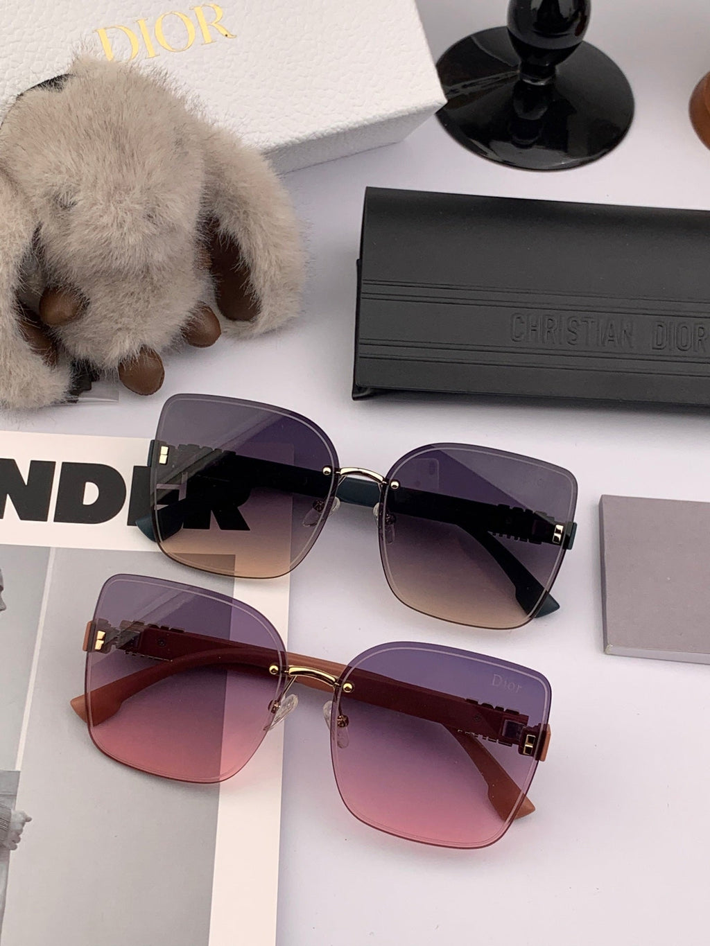 DIOR SIGNATURE SUNGLASS 575718 IN ACETATE