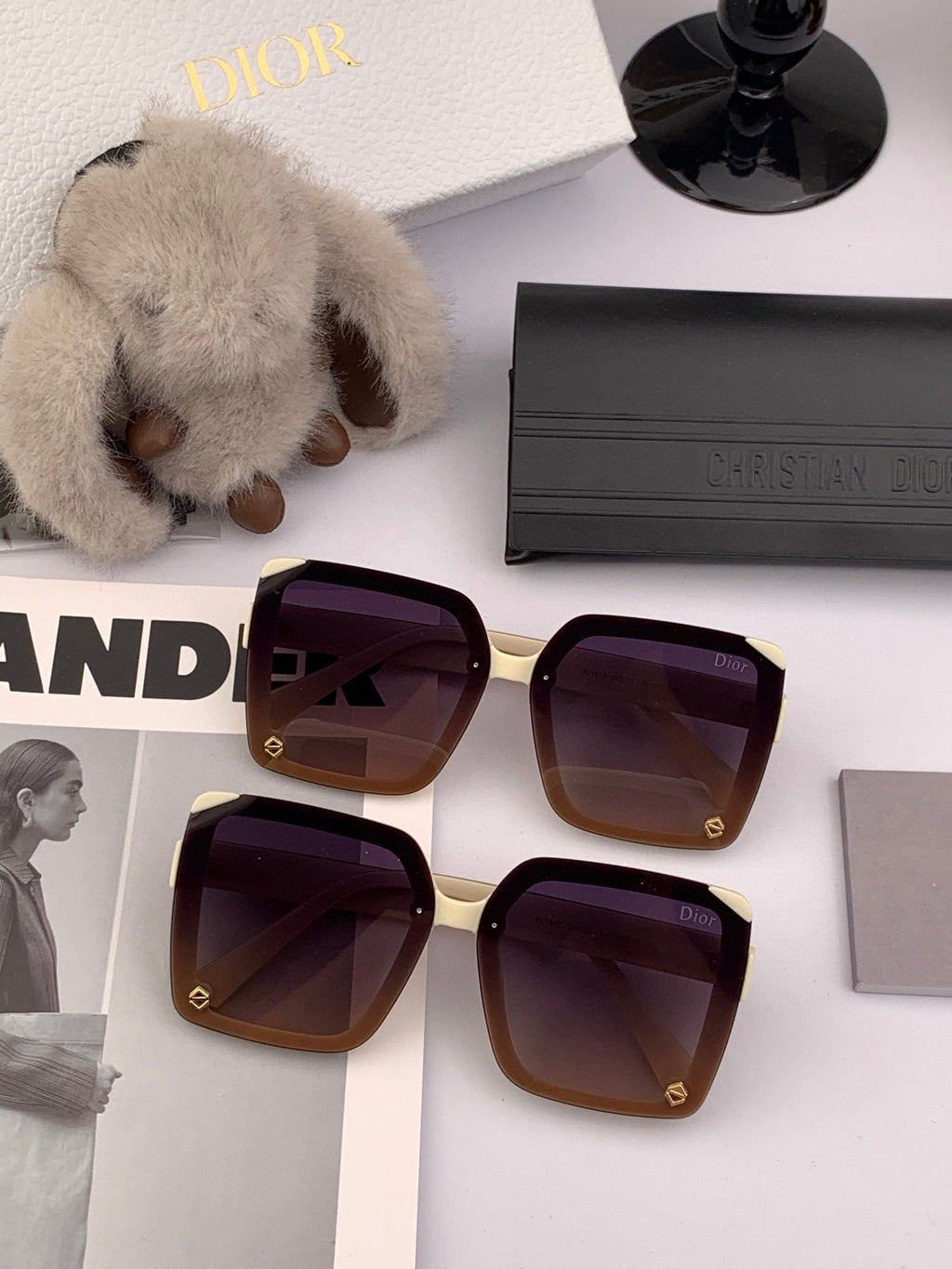 DIOR MONTAIGNE SUNGLASS D7191 IN ACETATE
