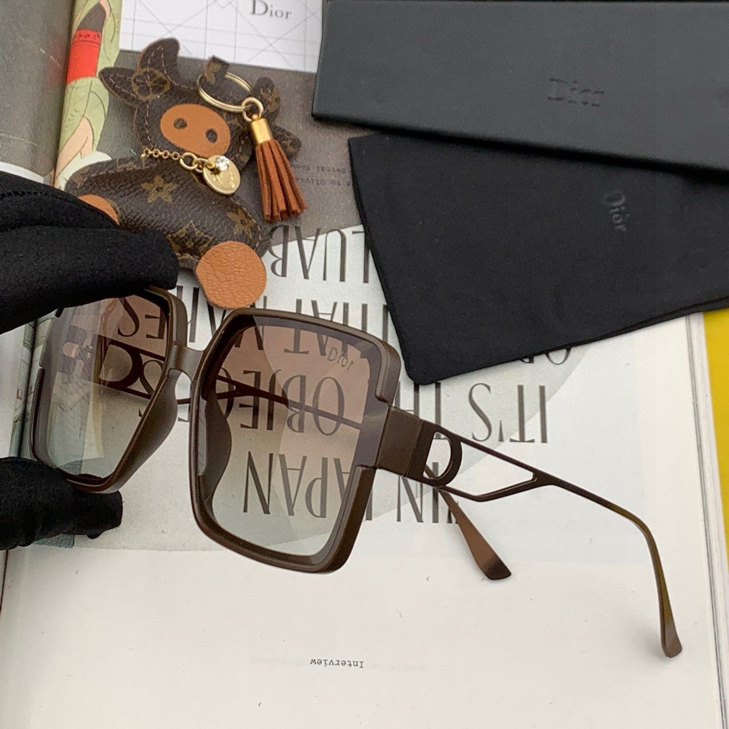 DIOR MONTAIGNE SUNGLASS D5541 IN METAL