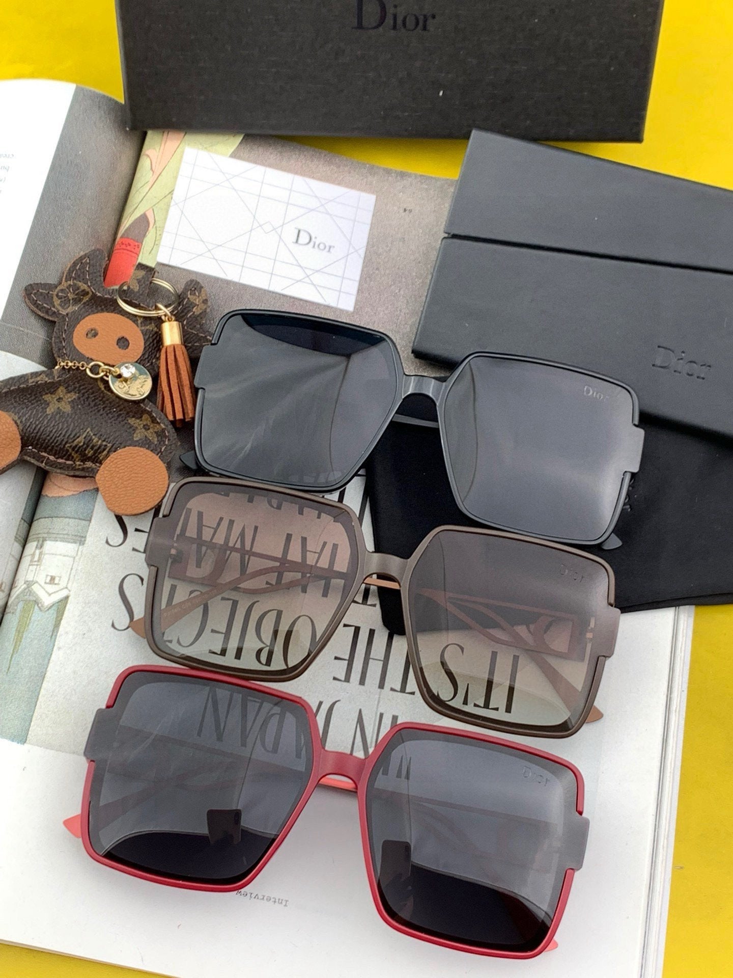 DIOR MONTAIGNE SUNGLASS D5541 IN METAL