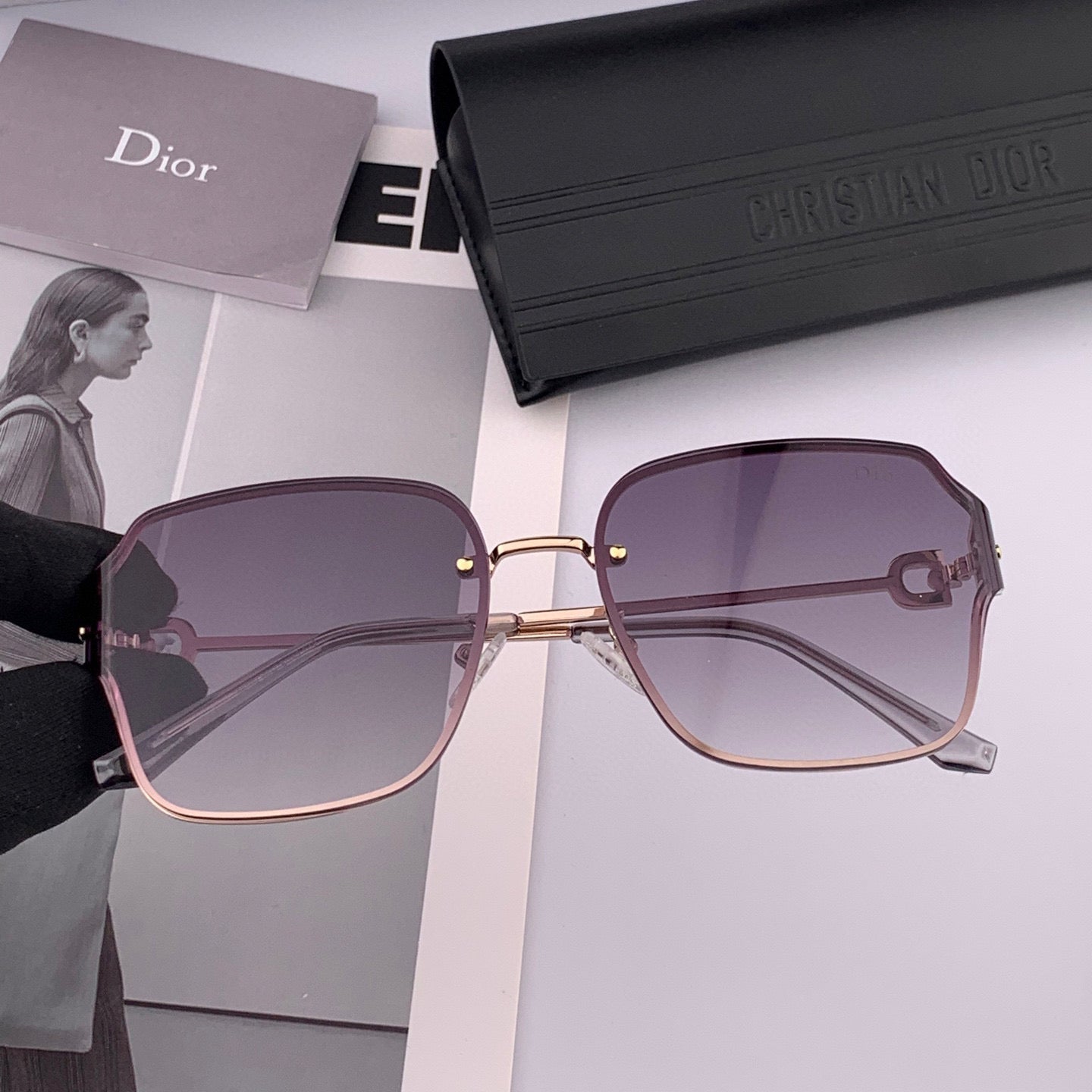 DIOR MONTAIGNE SUNGLASS CD95810 IN METAL