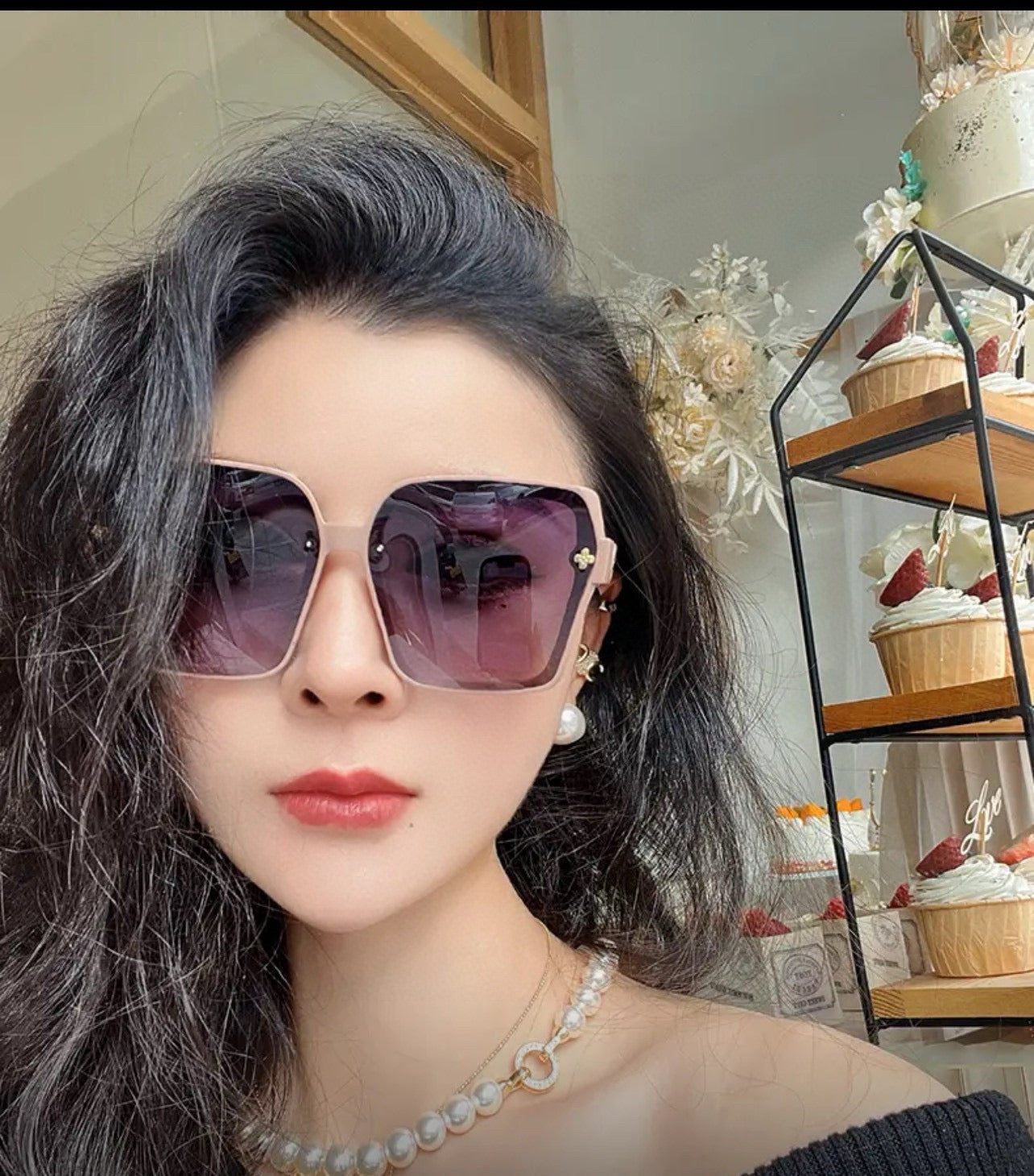 LOUIS VUITTON GRAM SQUARE SUNGLASSES L2200 IN ACETATE