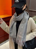 LOUIS VUITTON LV SCARF 180 CM IN CASHMERE 730571