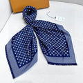 LOUIS VUITTON LV SCARF 120 CM IN WOOL MIX SILK 737298