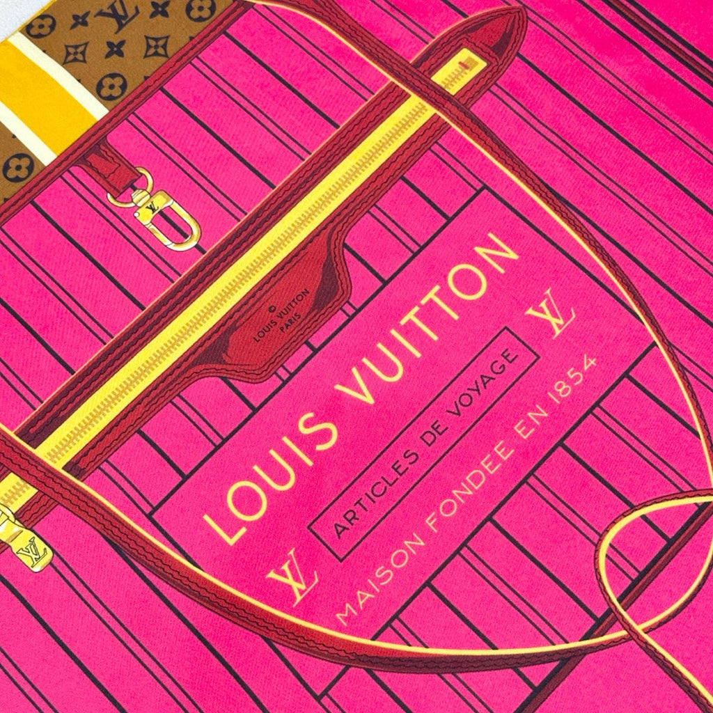 LOUIS VUITTON LV SCARF 90 CM IN SILK 737303