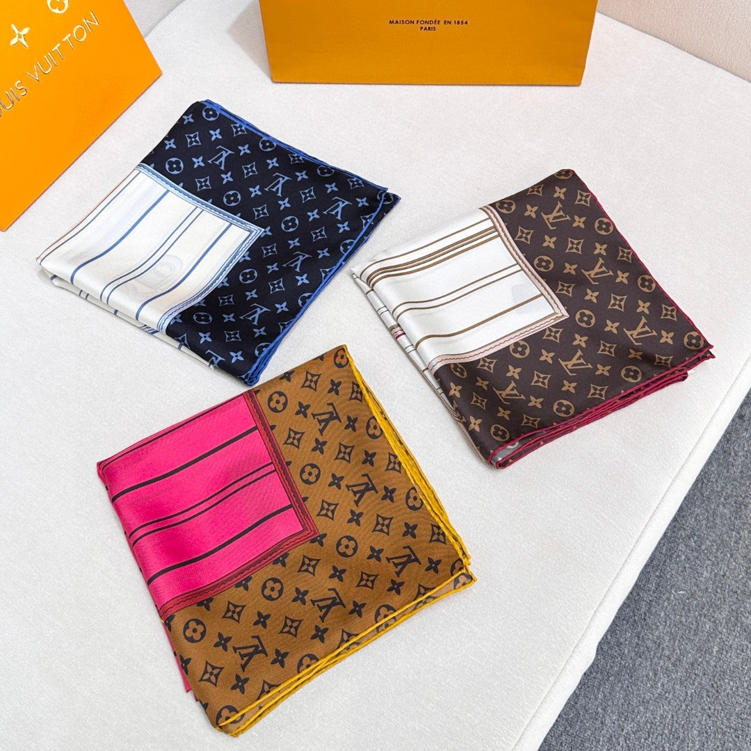 LOUIS VUITTON LV SCARF 90 CM IN SILK 737303
