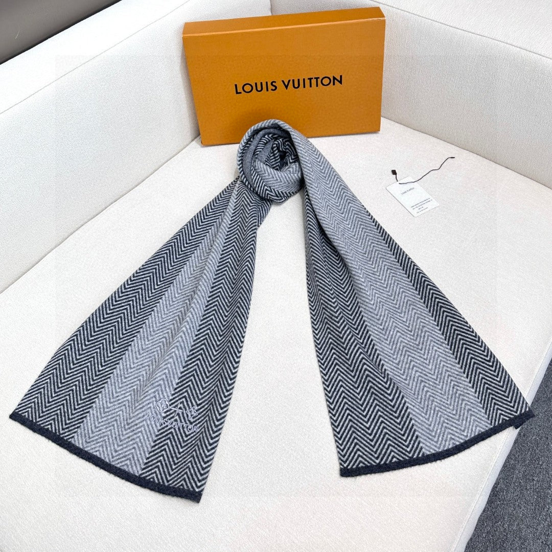 LOUIS VUITTON LV SCARF 180 CM IN CASHMERE 714296