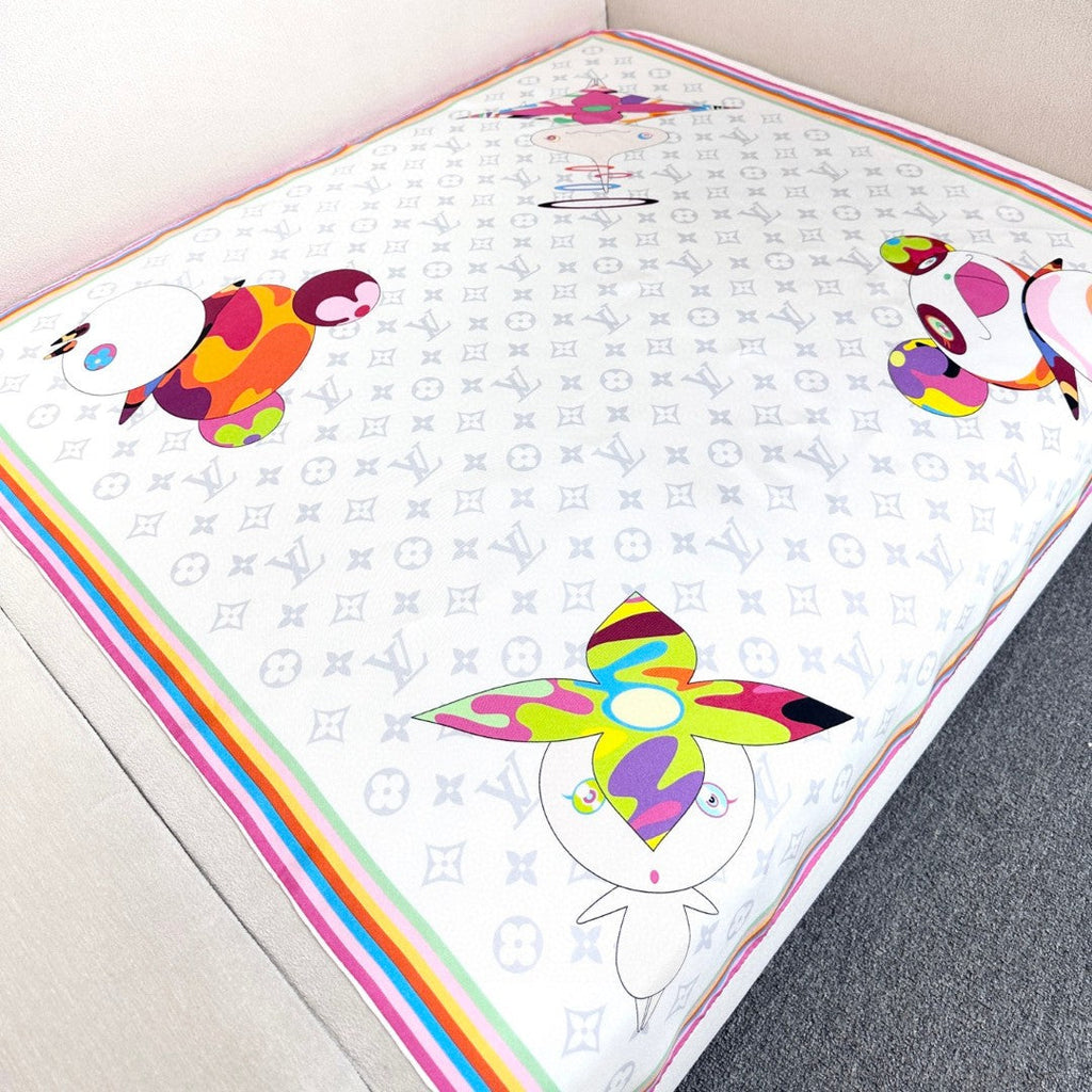 LOUIS VUITTON LV SCARF 90 CM IN SILK 729027