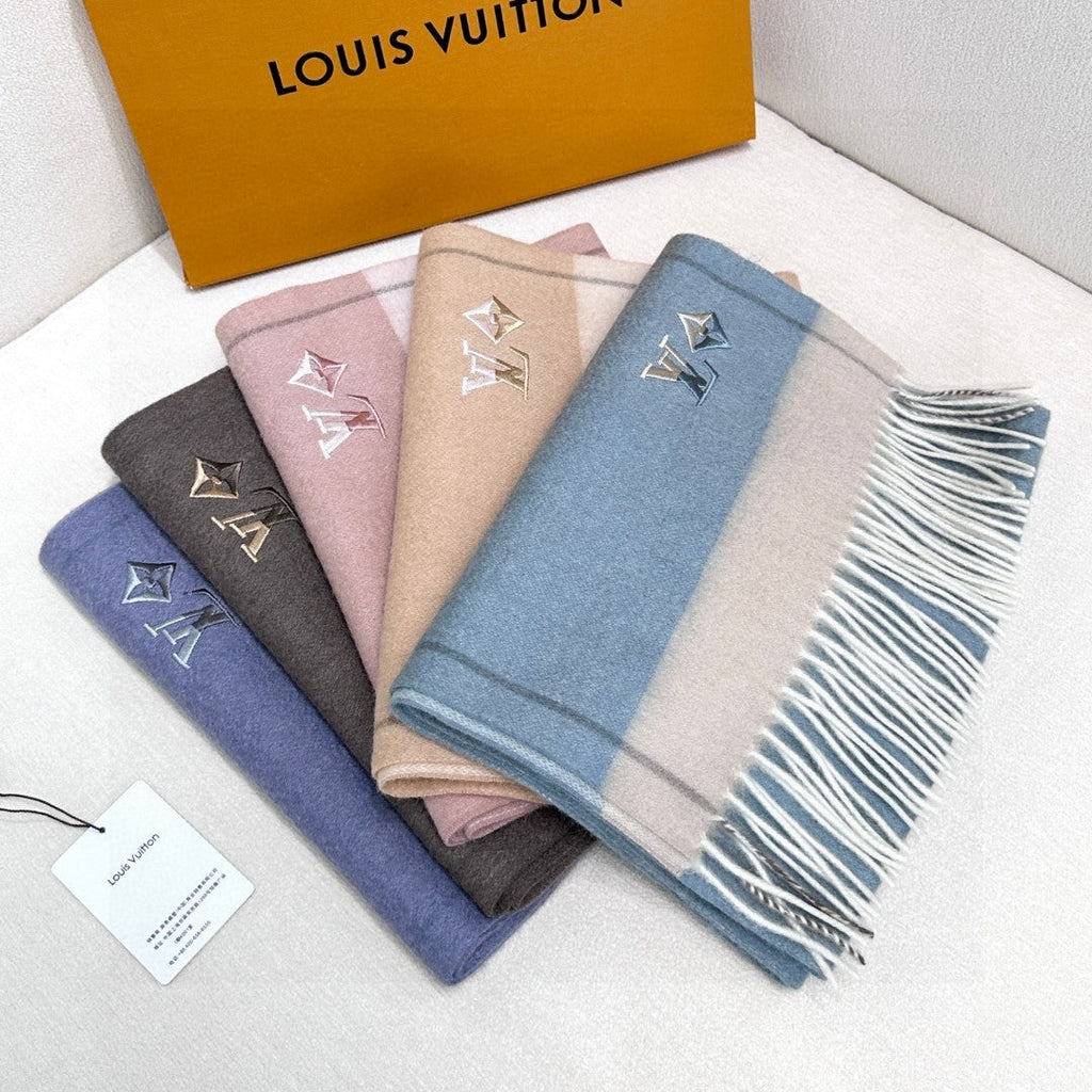 LOUIS VUITTON LV SCARF 180 CM IN CASHMERE 700794