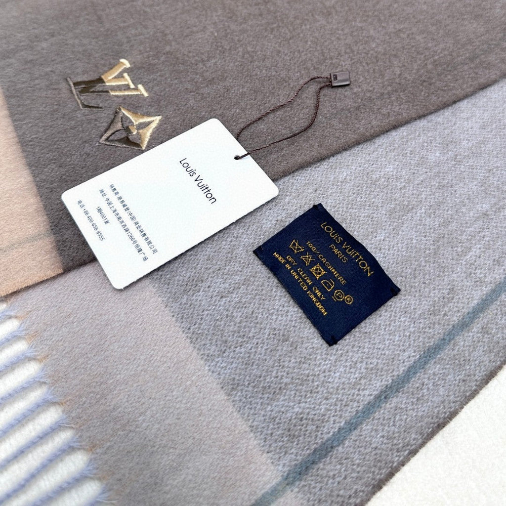 LOUIS VUITTON LV SCARF 180 CM IN CASHMERE 700797