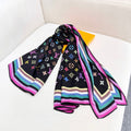 LOUIS VUITTON LV SCARF 134 CM IN WOOL MIX SILK 703623