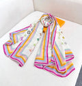 LOUIS VUITTON LV SCARF 134 CM IN WOOL MIX SILK 703624