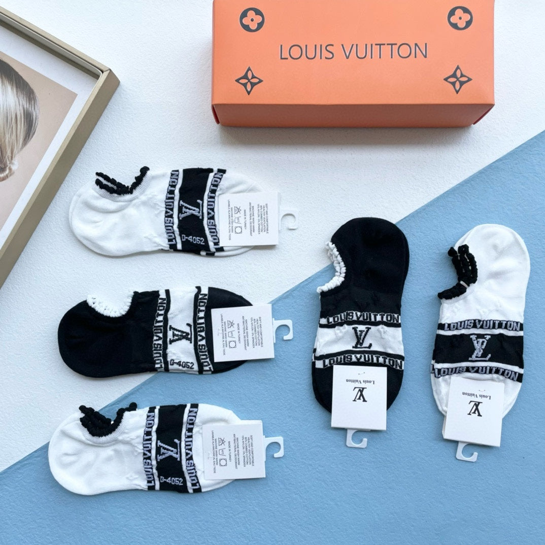 LOUIS VUITTON ANKLE SOCKS 149589 (1 BOX)