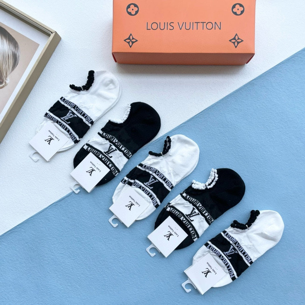 LOUIS VUITTON ANKLE SOCKS 149589 (1 BOX)