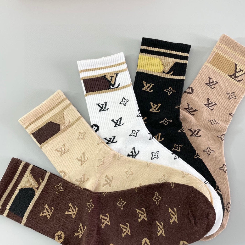 LOUIS VUITTON CREW SOCKS 406421 (1 BOX)